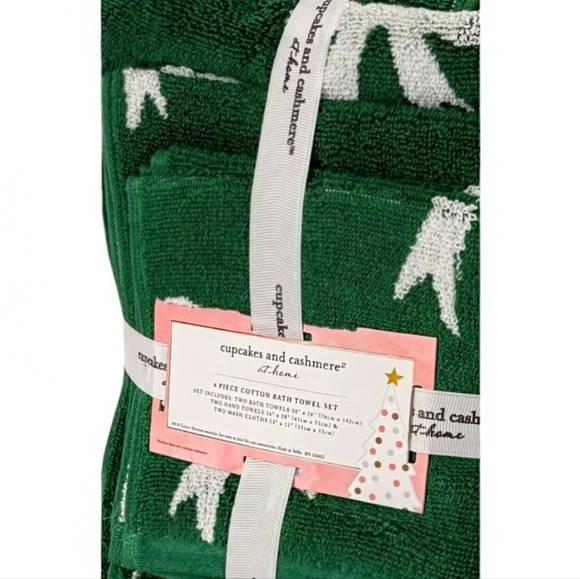 NEW cupcakes and cashmere 6 piece towel set - Picture 3 of 8